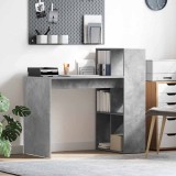 Cumpara ieftin Birou de scris Gri din beton Lemn stratificat cu finisaj din beton