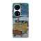 Husa compatibila cu Huawei P50 model Sponge bob chilling, Silicon, TPU, Viceversa