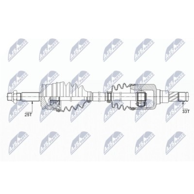 Planetara Smart Forfour 1.1, 1.3 2004-2006, Mitsubishi Colt 1.1, 1.3 2004-2012, Stanga, A4543300401 foto