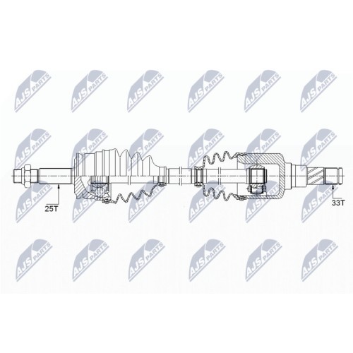 Planetara Smart Forfour 1.1, 1.3 2004-2006, Mitsubishi Colt 1.1, 1.3 2004-2012, Stanga, A4543300401