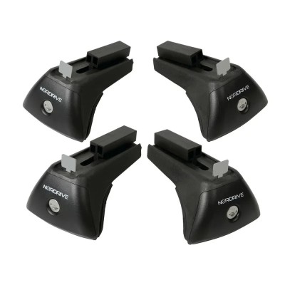 Evos IS (In-Rail Steel) kit de 4 picioare pentru bare de otel Quadra Garage AutoRide foto