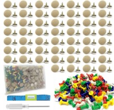 Set trusa pentru reparatii captuseala auto, nituri, clips, 70 buc, bej
