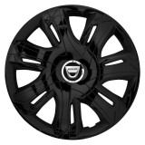 Cumpara ieftin Set 4 capace roti Supernova black laquered R16 Compatibil Cu Dacia