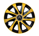 Cumpara ieftin Set 4 capace roti Drift extra gold R15 pentru gama auto Citroen