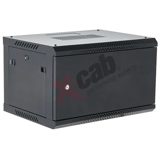 Cabinet metalic de perete 19&quot;, tip rack wallmount, 12U 600x450 mm, Xcab M Gri