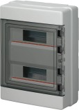 Tablou electric aplicat Elettrocanali 24 module IP65 IK08 cu usa transparenta