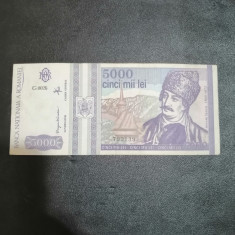 Bancnota CINCI MII LEI - 5.000 Lei - Mai 1993, circulata