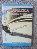 Carte format mic Gramatica clasele V-VIII conform DOOM2, Enciclopedia de buzunar, Ana Blaga, 11x8 cm, 96 pagini, editia Notite