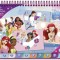 Carte de colorat &amp; abtibilduri cu numere - Disney Princess PlayLearn Toys