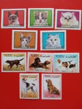 FUJEIRA, C&Acirc;INI/PISICI - SERII COMPLETE MNH, Nestampilat