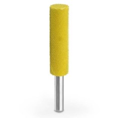 Tvar Predĺžen&yacute; valec s Činn&yacute;m čelom pr -13mm stopka 6mm , Granulatie Saburr FINA - GALBENA