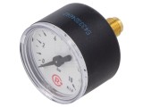 Manometru PNEUMAT 0-10bar, G 1/8", 40mm, plastic