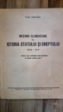 Notiuni elementre de istoria statului si dreptului 1640-1917 - Paul Gogeanu