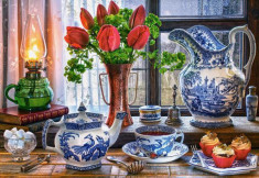 Puzzle Castorland - Still Life with Tulips 1500 piese (151820) foto