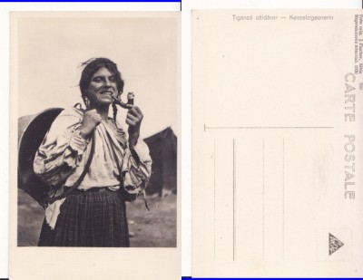 Romania - tipuri, tigani caldarari -foto Fischer, Sibiu foto