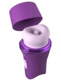 Stimulator Lush Kiss Plush, Functii Multiple, Silicon, USB, Mov, 13.6 cm