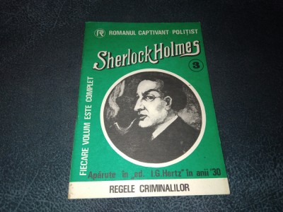 SHERLOCK HOLMES - REGELE CRIMINALILOR foto