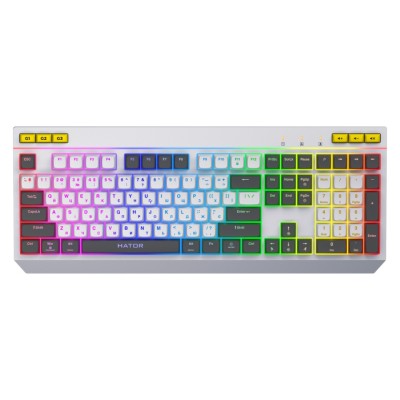 Tastatura mecanica Hator Icefall alb foto