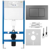 Cadru WC &icirc;ncastrat K011A-Q Rea cu buton J Titan