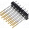 Conector SAMTEC șir pini tată 14 pini 2,54mm drept THT aurit