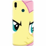 Husa silicon pentru Huawei Y9 2019, Close Up Fluttershy My Little Pony Friendship Is Magic