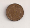 Moneda Danemarca - 5 Ore 1963 v3, Europa