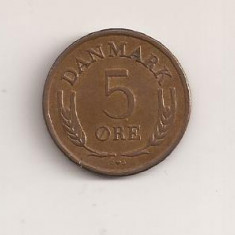 Moneda Danemarca - 5 Ore 1963 v3