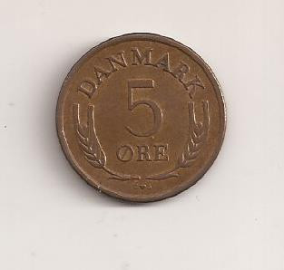 Moneda Danemarca - 5 Ore 1963 v3