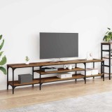 vidaXL Cabinet TV Lemn Vechi 201 x 35 x 45 cm Lemn Ingineresc și Fier 881307