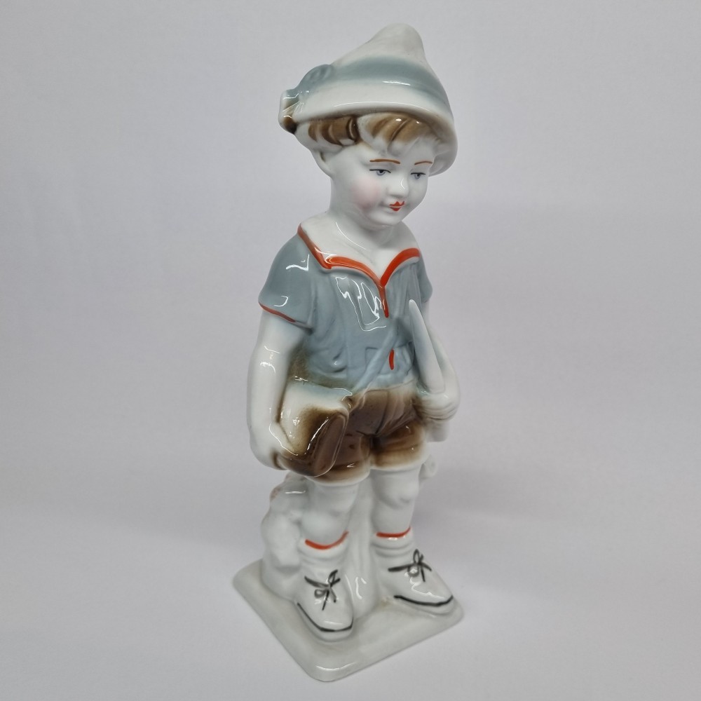 Bibelou portelan romanesc vechi, vintage - Scolar | Okazii.ro