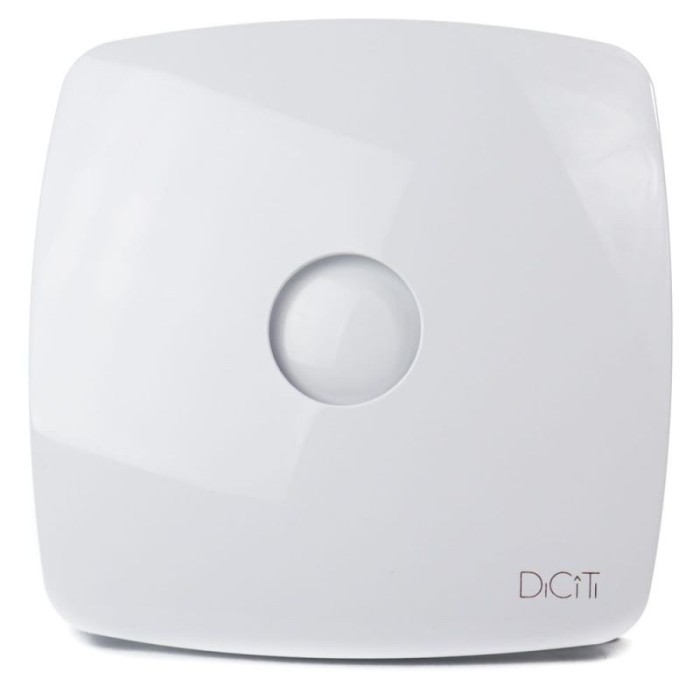 Ventilator de baie RIO 4C MRH, Debit 100 m3/h, &Oslash; 98, Clapeta antiretur, Fusion Logic 1.1, Timer si senzor de umiditate