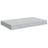 Cumpara ieftin Raft de perete suspendat, gri beton, 40x23,5x3,8 cm, MDF