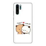 Husa compatibila cu Huawei P30 Pro Silicon Gel Tpu Model Bubu Dudu Muaah Love You