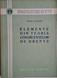 Elemente din teoria conguentelor de drepte &ndash; Arno Kahane