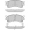 Placute frana Kia Carens 1 (Fc), Clarus (K9a), Rio (Dc), Shuma 2 (Fb) SRLine parte montare : Punte fata