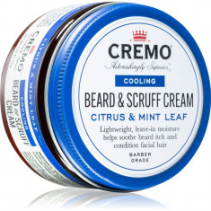 Cremo Citrus & Mint Leaf Beard Cream cremă pentru barbă pentru bărbați 113 g