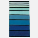 Prosop de plaja cu dungi albastre, 180x100 cm, 380 GSM, CMCLASS