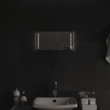 vidaXL Oglindă de baie cu LED, 40x20 cm