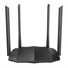 Router wireless Tenda, Dual-Band, 300 + 867 Mbps, 4 antente, Negru foto
