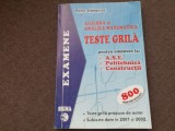 PETRE STANGESCU ALGEBRA SI ANALIZA MATEMATICA TESTE GRILA