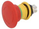 Comutator Siguranță EAO 16mm NC x2 NO Roșu Fără 61 &Oslash;16mm