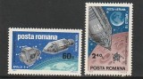 ROMANIA 1969 LP 702 COSMOS III APOLLO 9 SI 10 SERIE MNH