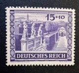 Germania (Deutsches Reich 1941)WHW "Wien - Unteres Belvedere" (15+10Pf Violet, MINT / Neștampilat) CLK1