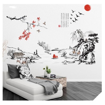 Sticker Decorative 3D, Peisaj Munte foto
