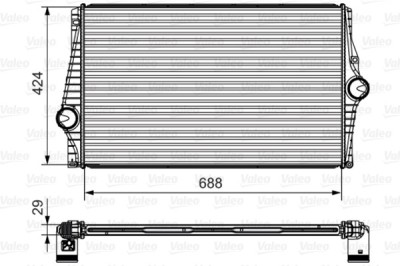 VALEO 818280 Intercooler, compresor foto