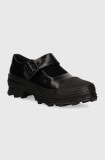 CAMPERLAB pantofi de piele Traktori femei, culoarea negru, cu platforma, A500022-001