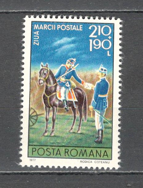Romania.1977 Ziua marcii postale ZR.590
