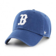 47brand șapcă de baseball din bumbac MLB Boston Red Sox culoarea albastru marin, cu imprimeu