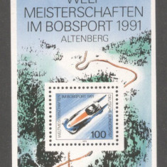 Germany Bundes 1991 Bob world championship perf. sheet Mi.B23 MNH DA.165