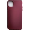 Husa pentru Apple IPhone 11 Pro Max 6.5&rdquo;, Silicon Slim, Visiniu, ALC MOBILE